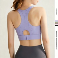 Soutien-gorge de sport haute performance à bonnets moulés, grande taille, anti-transpiration, pour femme, course à pied, cardio, gym