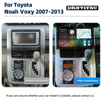 Autoradio Android 13 UIS 7870 8 cœurs avec Carplay, GPS, navigation et écran tactile pour Toyota Noah Voxy 70 2007 - 2013