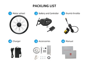 Kit de Bicicleta Eléctrica LVBU de 250W <span class=keywords><strong>para</strong></span> <span class=keywords><strong>Brompton</strong></span>, <span class=keywords><strong>Motor</strong></span> Delantero de 16 Pulgadas, con Batería Incluida de 6AH, 9AH o 12AH (Opcional) - Product Image 5