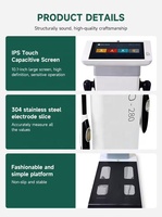 Measuring Instrument Weighing Scale BMI Fat Muscle Mass Analysis 8 Electrodes Body Fat Scale Body Analysis