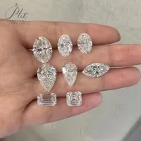 IGI sertifikası olmadan sıcak satış 0.1-5CT Lab yetiştirilen elmas gevşek HPHT CVD DEFG VVS-SI yuvarlak Melee 0.8-3.0mm Lab oluşturulan elmas