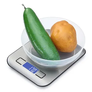ميزان وزن رقمي إلكتروني للمطبخ المقاوم للصدأ الأفضل مبيعًا بسعر الجملة 5 كجم
