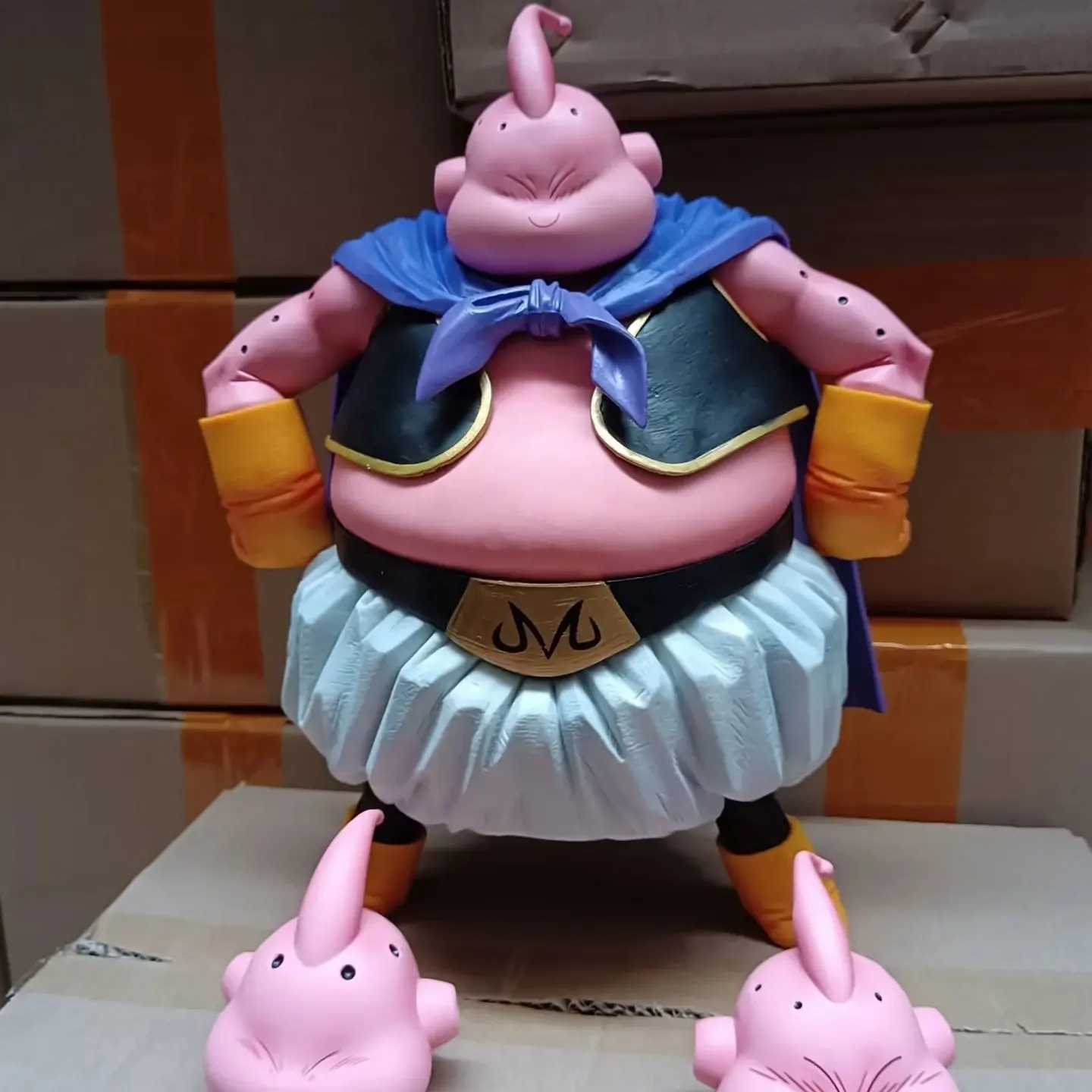 DL21281 Action Figure 28CM 3 kepala berubah Anime Dragon Figure Fat Majin Buu Super Manga Figurine mainan PVC