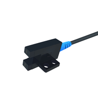 Sensor Fotoeléctrico Tipo Ranura Serie EU-SX67, Microsensor Infrarrojo NPN PNP de 5 mm, IP65 Resistente al Agua, Respuesta de Alta Velocidad de 3 KHz para