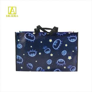 Factory Price Heavy Duty Wholesale Carrying Packaging Foldable <b>Long</b> Handle Non Woven Shopping Tote <b>Bag</b> - Product Image 2