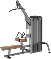 Máquina de entrenamiento de fuerza con sistema de pin ajustable de acero para dominadas y remo bajo