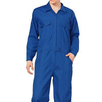 Overoles de Trabajo Resistentes de Algodón Transpirable con Múltiples Bolsillos, Personalizados OEM, Certificación CE, Conjunto de Uniforme de Trabajo de Manga Larga
