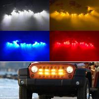 Lumière de voiture 8x2led sans fil clignotant à distance voyant d'avertissement camion moto lampe d'urgence SUV lampe de remorque
