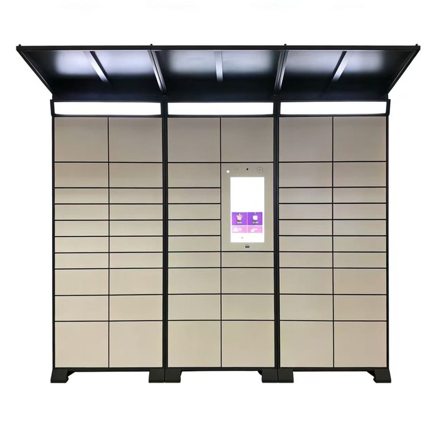 School Community Hospital Office Building Outdoor Electronic Locker Automatic Package Delivery Smart Parcel Storage Locker