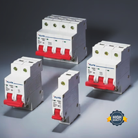 Disjoncteur miniature 123 YUYE MCB 1P 2P 3P 4P 3A 6A 10A 16A 20A 32A 40A 63A (AC230v/400v)