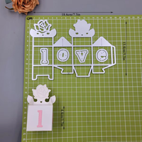 Scatola regalo di san valentino metallo taglio muore Scrapbook Album manuale da te strumento di produzione metallo acciaio al carbonio materiale