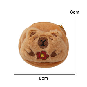 KL Fashion - Llavero de Peluche con Diseño de Capibara, Estuche para Auriculares, Bolsa de Almacenamiento, Mini Monedero - Product Image 3