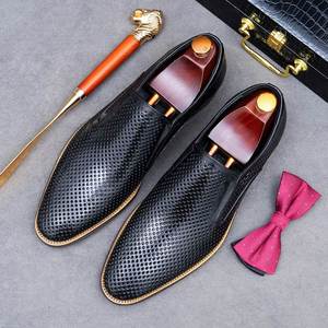 Customized Retro Men's Casual Shoes Pointed-Toe Formal Dress Shoes Autumn Season Height Increasing Factory Sandals - Product Image 6