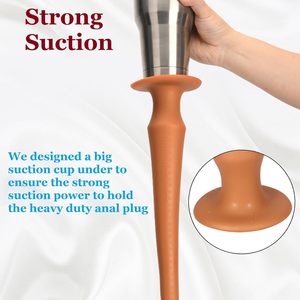 Super Long 24 pouces queue <span class=keywords><strong>de</strong></span> <span class=keywords><strong>cheval</strong></span> Silicone doux grand gode Anal Plug, énormes jouets sexuels anaux pour la Stimulation <span class=keywords><strong>de</strong></span> l'<span class=keywords><strong>anus</strong></span> vagin jeu érotique - Product Image 6