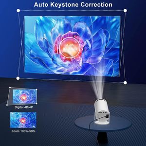 Outdoors Mini Video <b>Projector</b> 4K Home Theater <b>Portable</b> 130inch <b>Screen</b> Projection Display WIFI BT Pro Smart <b>Projectors</b> - Product Image 4