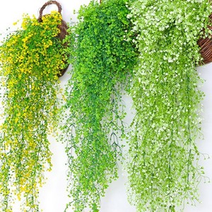 Hiedra Artificial Colgante, Plantas de Plástico, Hierba Artificial, Enredaderas con Hojas Desmontables, 50 Piezas de 80cm para Decoración de Bodas, Fiestas y Hogar - Product Image 1