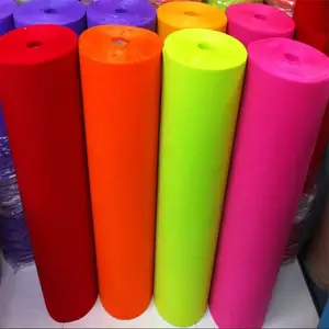 Best Selling Hard Soft Needle-Punch 100% Polyester Nonwoven Felt Fabric Roll Sheet
