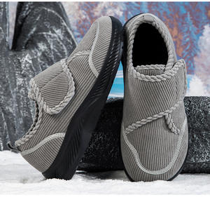 Chaussures unisexes pour personnes âgées, grande taille, pieds plats, orthopédiques, bout large, respirantes, tige en maille, semelle extérieure en caoutchouc, chaussures de marche tissées volantes - Product Image 1