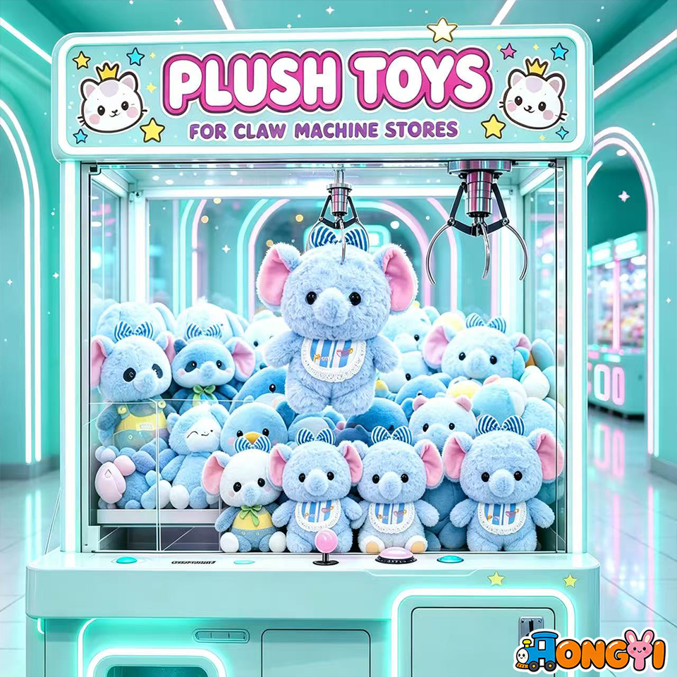 Smooth Surface Stuffed Plush Doll 8 Inch Lovely Cartoon Toy for Claw ...