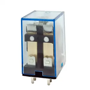 HH62P LY2 high quality LY2-J PCB plug-in mounting mini rele relay relais 12v 24v 48v 220v ac dc 10a electronic dpdt