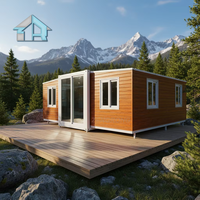 Maison conteneur modulaire extensible personnalisée de 20 pieds Zengrong, bureau mobile 2 chambres, design moderne, panneaux isolants structurels