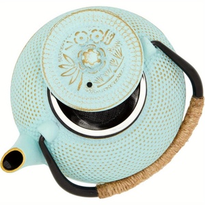 Чугунный чайник в японском стиле с классическим дизайном - Product Image 4