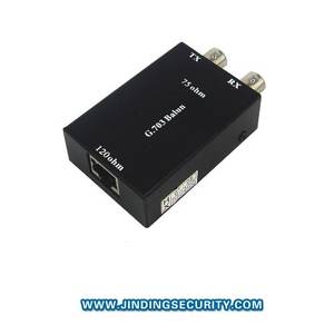 محول علبة من البلاستيك, G703 <span class=keywords><strong>Balun</strong></span> 75 أوم إلى 120 أوم أنثى BNC إلى RJ45 محول علبة من البلاستيك - Product Image 1