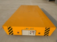 Chariot de transfert sans rail à plateau plat en acier 30T, nouvelle génération, pour la manutention des marchandises, idéal pour la vente au détail, la restauration et la gestion efficace des entrepôts.