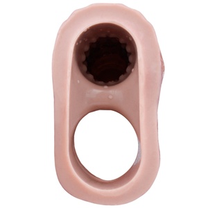 FAAK Funda de silicona para pene con anillo, diseño de nudo canino de fantasía, hueca, tamaño S M L, funda para dildo, alargador de pene, juguetes sexuales para hombres, para masturbación - Product Image 5