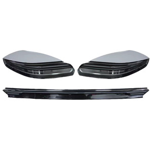 <b>LED</b> Tail <b>Lights</b> For Porsche Panamera 2014-2016 Continuous Flowing Brake <b>Light</b> <b>Red</b> Black - Product Image 2