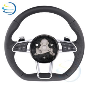 Volante in Pelle Riscaldato di Qualità OEM per <span class=keywords><strong>Audi</strong></span> A3 A4L A5 A6L A7 Q2L Q3 Q5 Q5L Q7 <span class=keywords><strong>TT</strong></span>/TTS Coupé Roadster con Leve del Cambio - Product Image 1