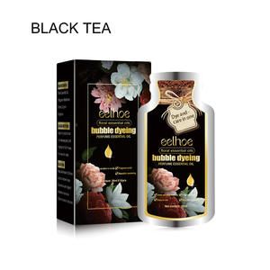 OEM etiqueta personal de larga duración Castaño marrón rápido negro puro aceite de coco natural champú para teñir el cabello para mujeres y hombres - Product Image 1