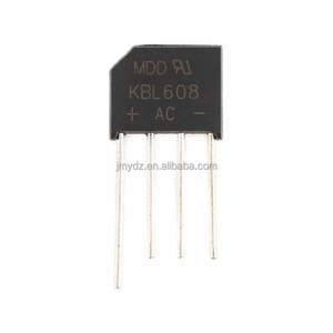 JMY KBL608 ZIP-4 6A/800V Rectificador de puente plano de silicio apilado China - Product Image 2