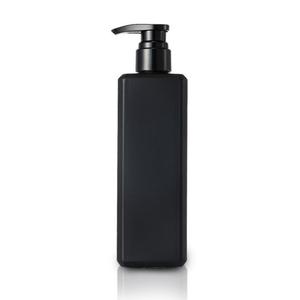 Bouteille à pompe carrée en PET noir de 500 ml, rechargeable, pour huile essentielle, shampoing, après-shampoing et <span class=keywords><strong>gel</strong></span> <span class=keywords><strong>douche</strong></span> - Product Image 2