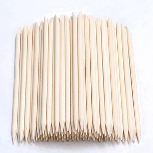 X bâtonnets à ongles en bois Orange, vente en gros, 100 pièces, multifonctionnel, poussoir à cuticules, manucure, pédicure, outil d'<span class=keywords><strong>art</strong></span> des ongles - Product Image 4