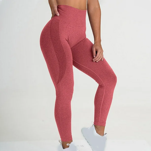Women's Custom <b>Leggings</b> High Waist Sports Tights Custom Logo Embroidery Color Size Label and Packaging - Product Image 2