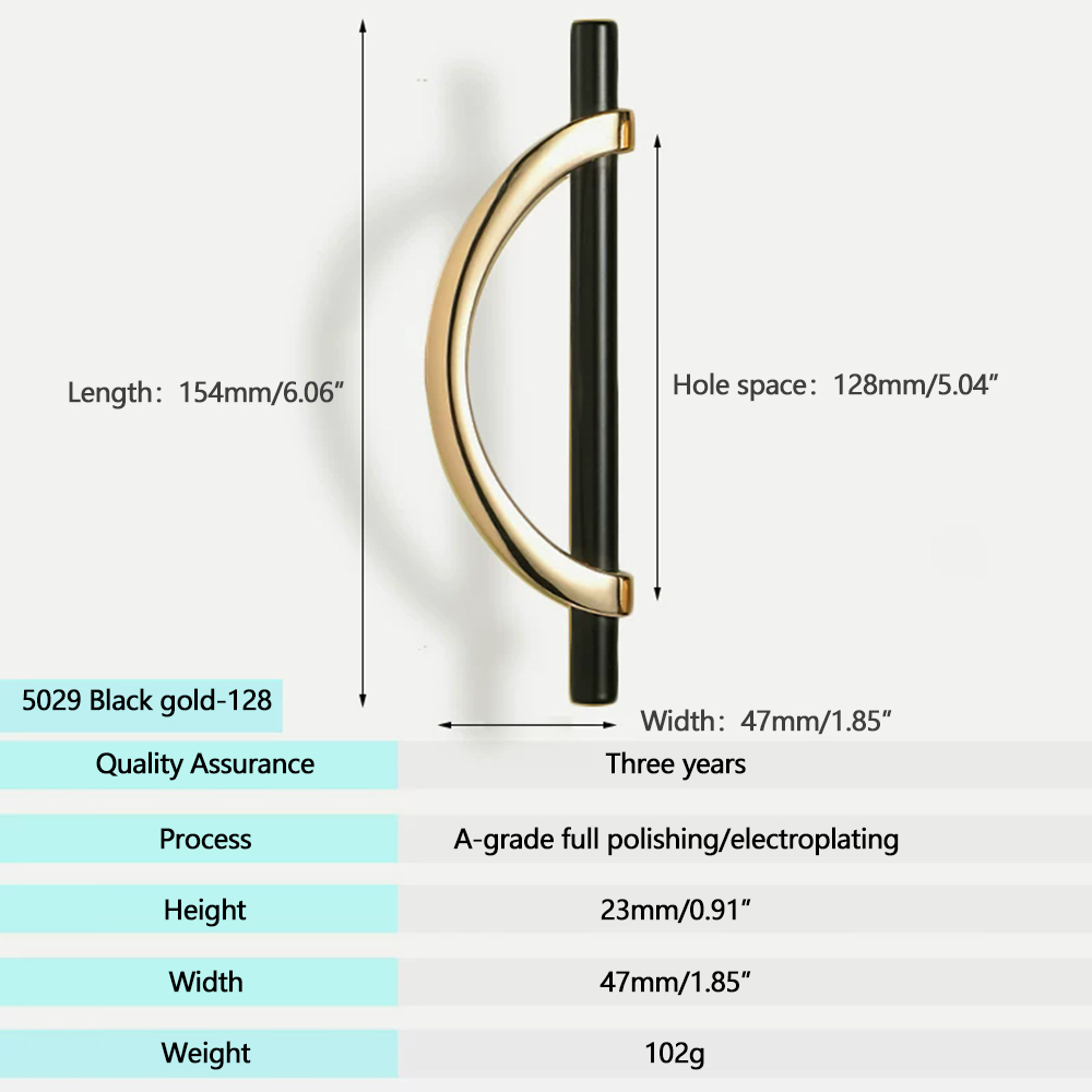0063 Black Gold-128mm/5" Hole Center