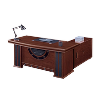 Bureau de direction moderne convertible en bois avec design ergonomique et taille personnalisable