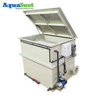 Aquasut - Microfiltre en boîte PP à économie d'énergie contrôlé par PLC 200 Mesh - Filtre à tambour rotatif
