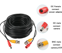 Bnc à Dc câble de caméra vidéo Cctv 10 M 20M câble d'accessoires de caméra Rg59 câble d'alimentation Cctv pour système de Surveillance Cctv Dvr