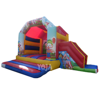 Offre Spéciale pas cher unisexe 15x18ft adulte cirque gonflable videur Combo PVC matériel nouveau unisexe 15x18ft gonflable videur
