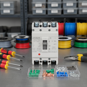 400V 회로 차단기 JYZM1-125/3300 100A 몰드형 케이스 회로 차단기 3-4P 저전압 회로 차단기 - Product Image 1