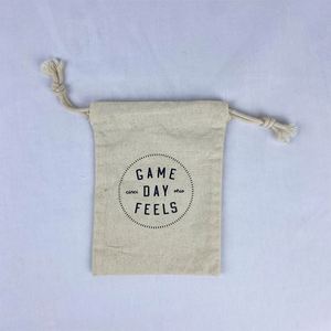 Reusable Cotton <b>Drawstring</b> Bag Natural Color <b>Drawstring</b> <b>Pouch</b> Eco-friendly Dust <b>Drawstring</b> <b>Pouch</b> Wholesale Promotion - Product Image 2