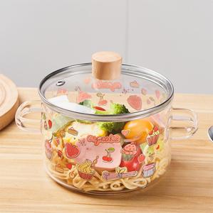 Giá tốt nhất cho nồi nấu ăn bằng kính chịu nhiệt cao, chất liệu thủy tinh borosilicate trong suốt dùng để nấu ăn - Product Image 4