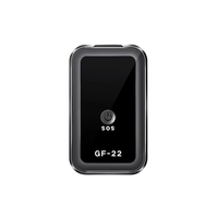 Traceur GPS intelligent portable 2G GF22, 500 mAh, suivi en temps réel, SOS à une touche, aimant puissant pour voiture, personnes âgées et enfants