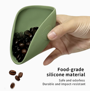 Plateau de mesure en silicone pour grains de café, adaptateur de poudre de café, couvercle de plat pour accessoires de préparation du café et du thé - Product Image 3