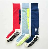 Chaussettes de football respirantes et écologiques pour jeunes avec logo personnalisé, chaussettes de sport à compression hautes jusqu'au genou