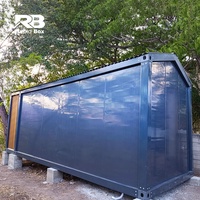 Maison préfabriquée modulaire de luxe de 20 pieds, 2 à 3 chambres, maison mobile préfabriquée, bureau, hôtel, cabine, petite villa