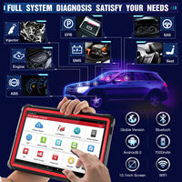 Lector de Códigos X431 Pro3s+ V2.0, Herramienta de Diagnóstico para Automóviles, Escáner OBD WiFi/BT, Más de 30 Funciones de Reinicio para Camry/Q5/Corolla, Pantalla LCD de 10.1 Pulgadas