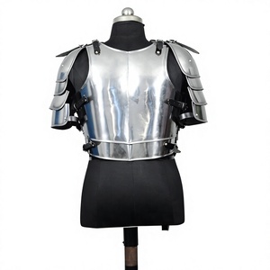 Ensemble d'armure médiévale en acier inoxydable : Plastron, protège-épaules, protège-bras, protection intégrale du corps, costume de guerrier - Product Image 2